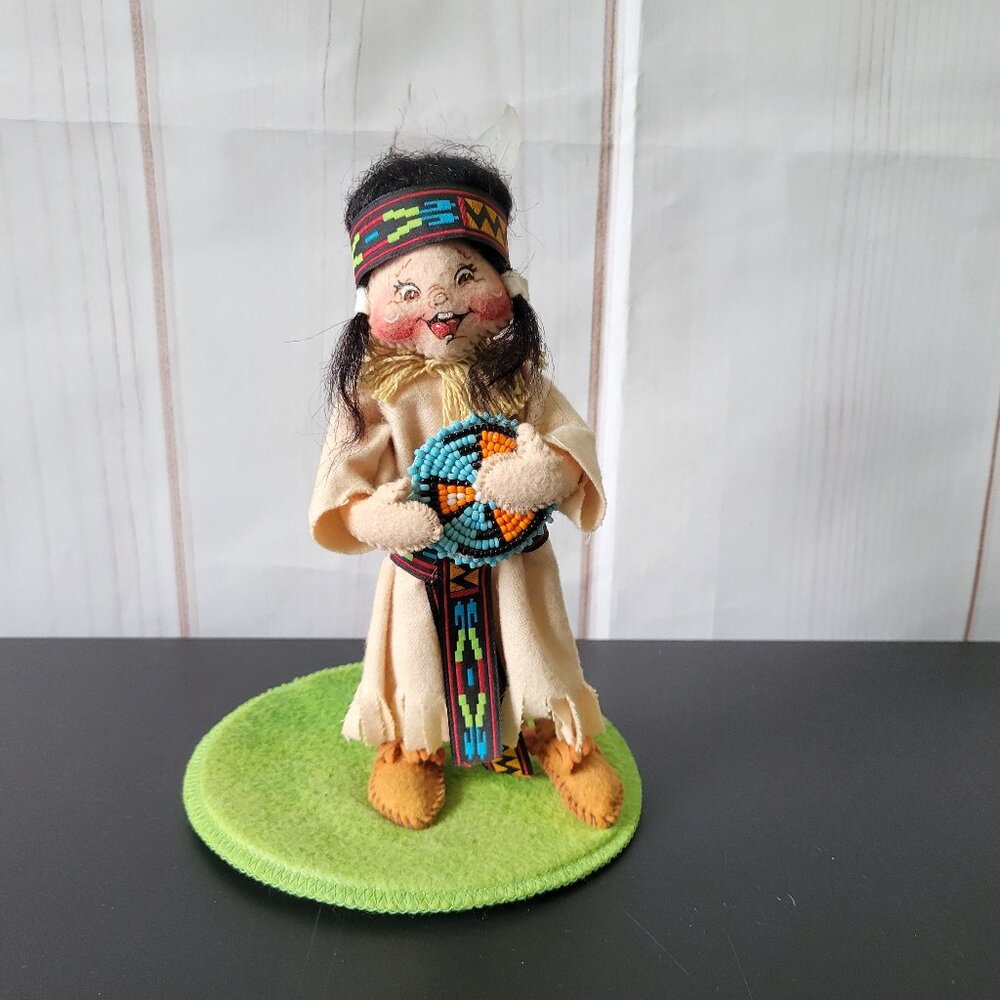 Annalee Native American Girl, Doll, Collectible,